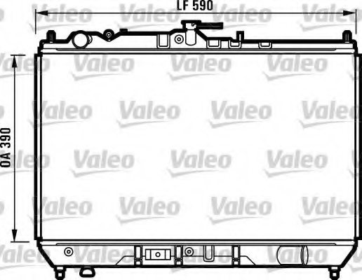 VALEO 731040 Radiator, engine cooling
